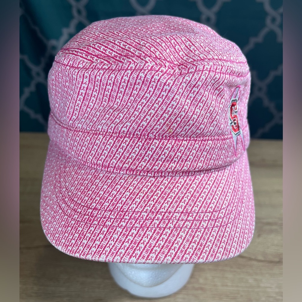 Adidas NC State Wolfpack Military-style Cap with Breast Cancer Awareness Ribbon - Picture 5 of 14
